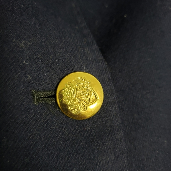 AQUASCUTUM LONDON Navy 100% Pure Virgin Wool Blazer - Picture 12 of 12